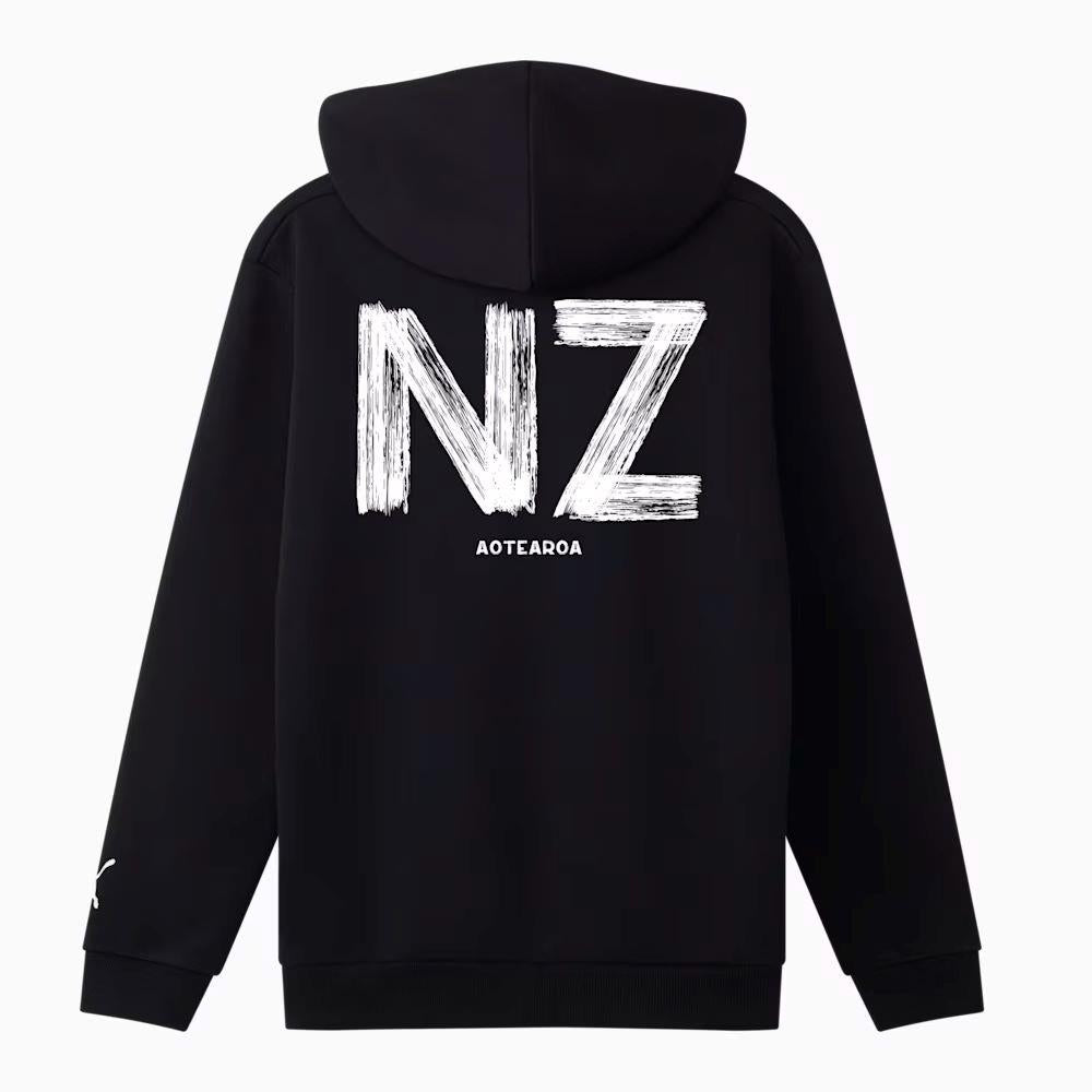 NZF All Whites Football Youth Casual Hoodie