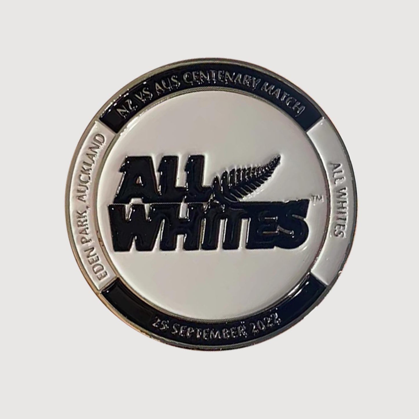 The Official New Zealand vs Australia Centenary Match Coin
