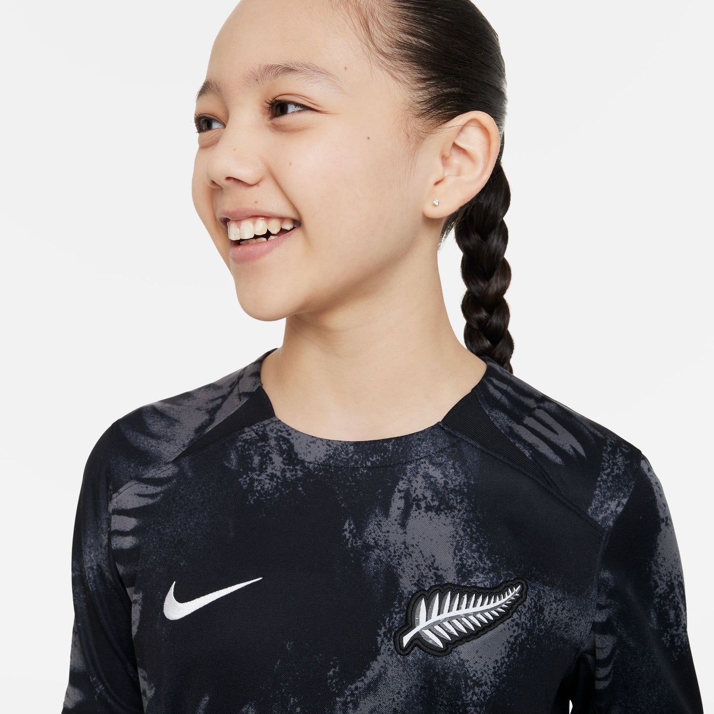 New Zealand Youth 2023 Stadium Black Jersey
