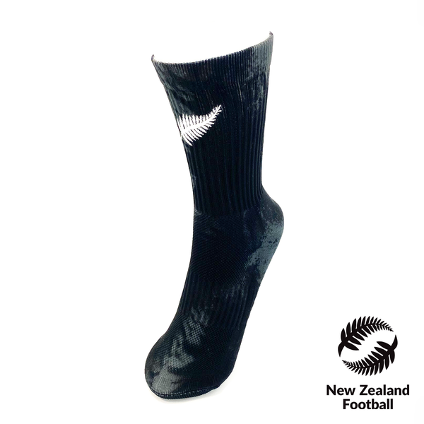 NZ Football Pyranha Grip Sock, Black