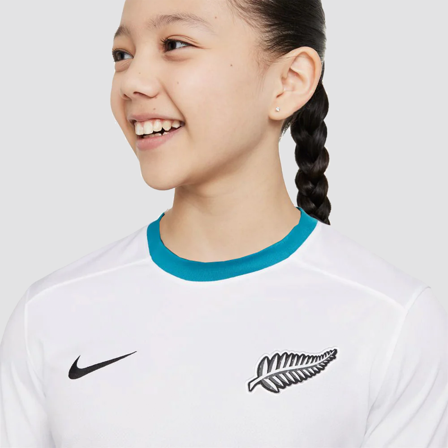 New Zealand Youth 2023 Stadium White Jersey