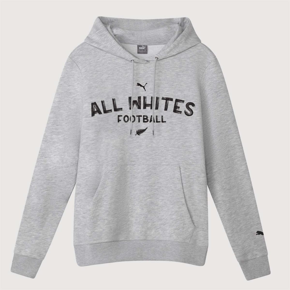 NZF All Whites Football 2025 Unisex Casual Hoodie